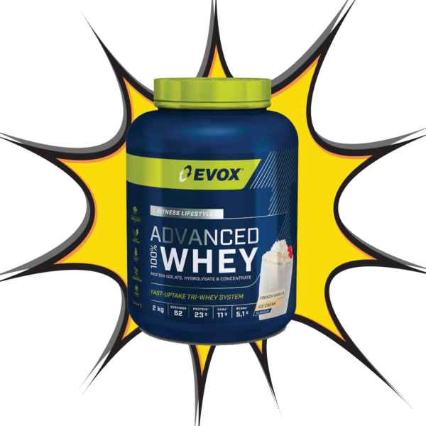 EVOX 100% Whey Pro Advanced French Vanilla - (2kgs)