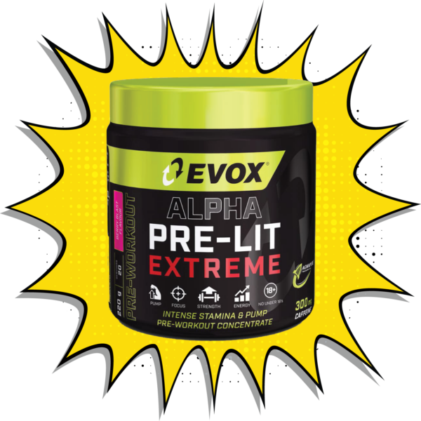 EVOX Pre-lit Extreme Berry Blast - (220g)