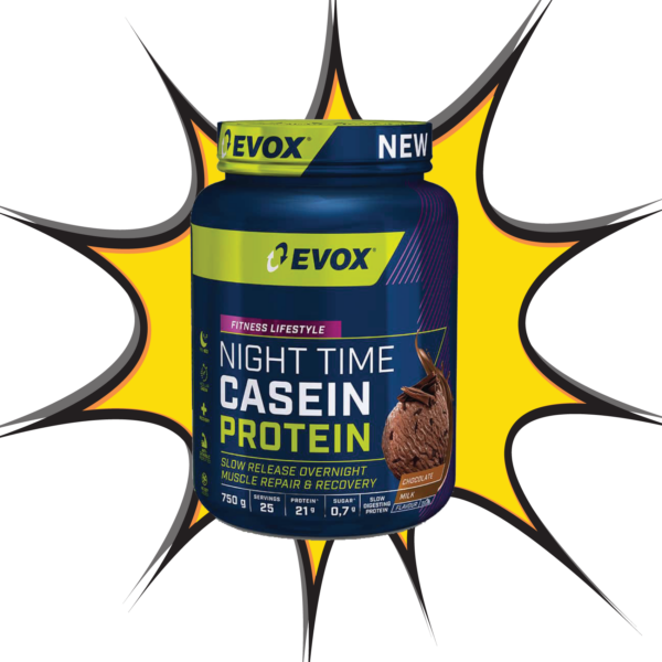 EVOX Night Time Casein Protein Chocolate Milk - (750g)