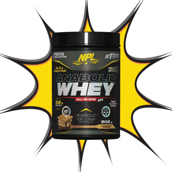 NPL Anabolic Whey Marshmallow S'mores - (910g)