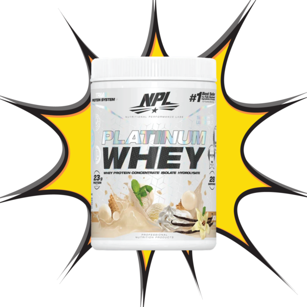 NPL Platinum Whey Vanilla Ice Cream - (910g)