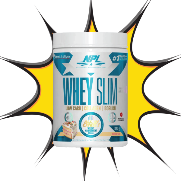 NPL Pro Lifestyle Series Whey Slim Birthday Cake - (820g)