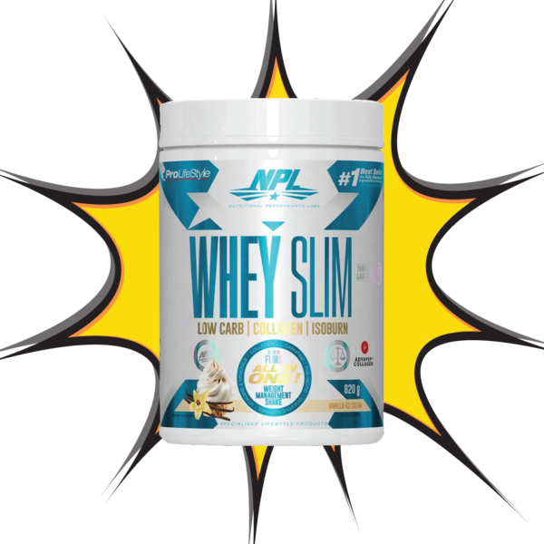 NPL Pro Lifestyle Series Whey Slim Vanilla Ice Cream - (820g)