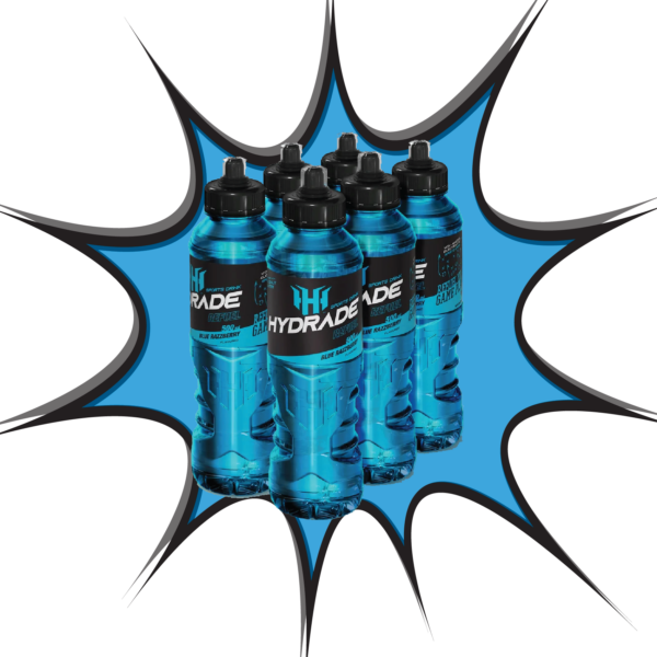 NPL HUSTLE HYDRADE® Blue Razzberry 500ml - (6 Case)