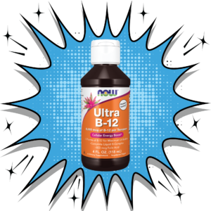 NOW Ultra B-12 liquid supplement with 5,000 mcg B-12 for cellular energy and metabolism