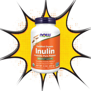 NOW Foods Inulin Prebiotic Pure Powder, Organic - (227g)
