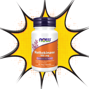 NOW Foods Nattokinase 100mg - (60 Veg Capsules)