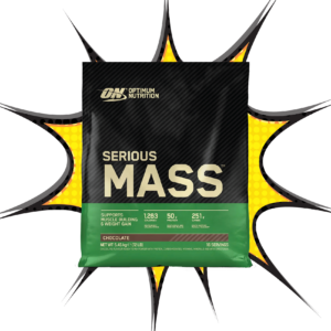 Optimum Nutrition Serious Mass weight gain powder in chocolate flavour