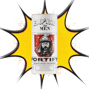 Empyre For Men Fortify – grass-fed bovine colostrum supplement for immune and digestive health