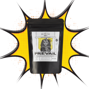 EMPYRE for MEN PREVAIL Lion’s Mane capsules in black pouch – 60 count