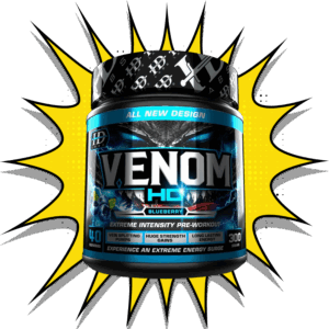 HD Labs Venom HD Blueberry pre-workout – extreme energy and pump supplement for strength and performance