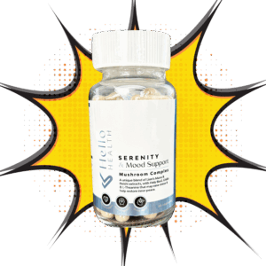 Hello Health mushroom complex capsules for mood support and calm