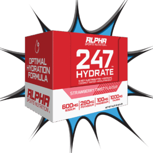 Alpha Sports Nutrition 247 Hydrate Strawberry – 20 x 9g