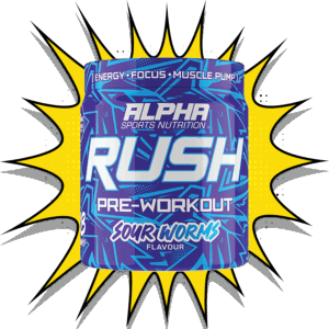 Alpha Sports Nutrition Rush Pre-Workout Sour Worms (252g)