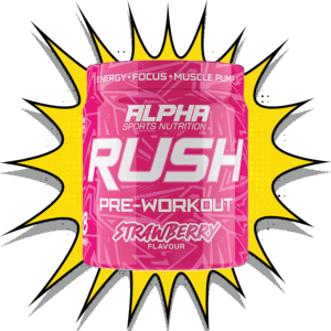 Alpha Sports Nutrition Rush Pre-Workout Strawberry (252g)