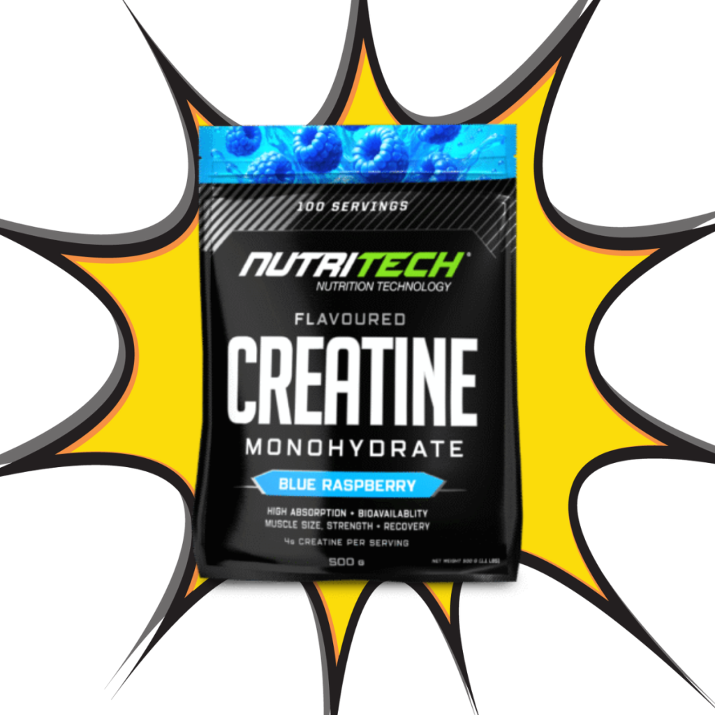 Nutritech Blue Raspberry Flavoured Creatine Monohydrate