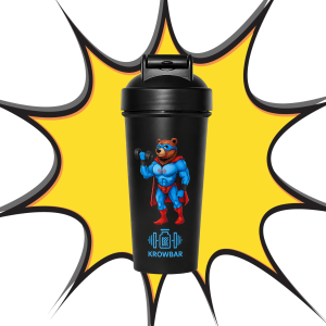 Krowbar Hero Bear Shaker Bottle