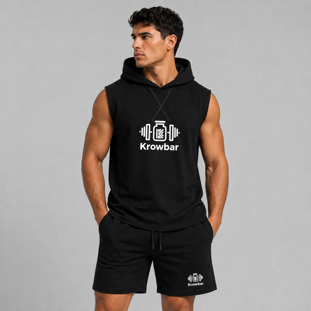 Classic Krowbar Sleeveless Hoodie