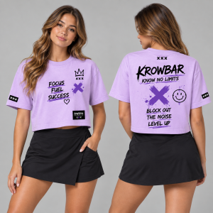 Level Up Crop Tee