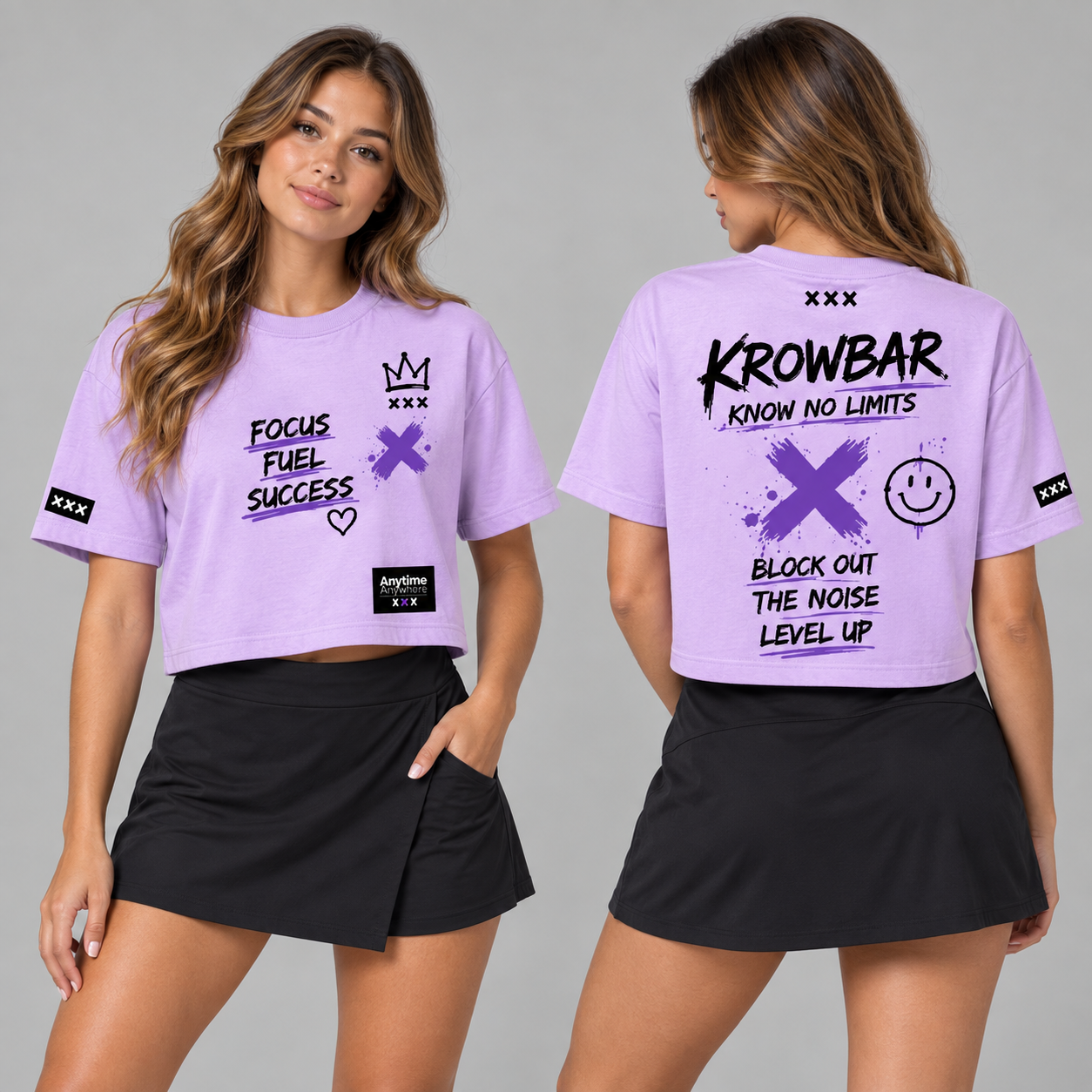 Level Up Crop Tee