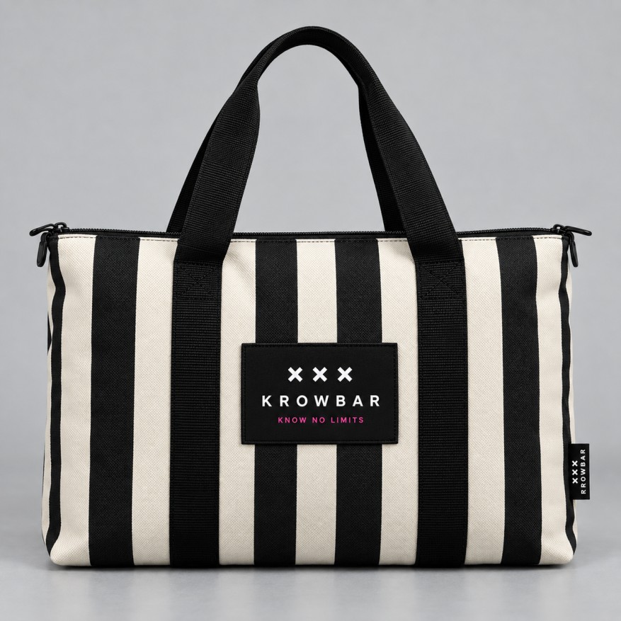 Krowbar Striped Carry Bag